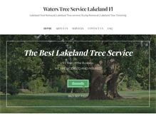 Tablet Screenshot of lakelandtreeremoval.com